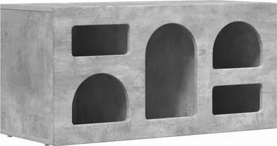 Produktbild von TV-Schränk Beton Grau 80 x 35 x 40 cm Holzwerkstoff