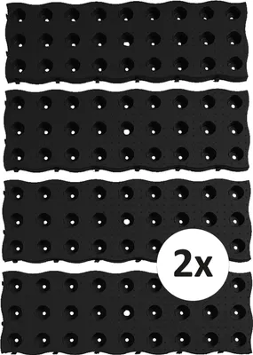 Produktbild von Gehwegplatte Nessa aus Kunststoff, witterungsbeständig, trittsicher, längs/quer montierbar