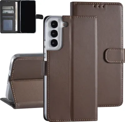Produktbild von Samsung Galaxy S22 Plus Book type Case - Card holder - Magnetic closure - Brown