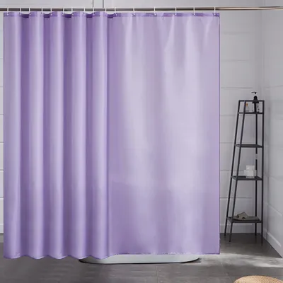 Obrázok produktu pre Sprchový záves extra široký 244x180cm proti plesniam fialový vodotesný s háčikmi