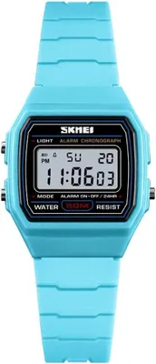 Produktbild von Damen Uhren LED Elektronik Digitaluhr 50M Wasserdicht Outdoor Sportuhr Junge Mädchen LED Elektronik Armbanduhr Plastik Lünette mit Kautschuk Band