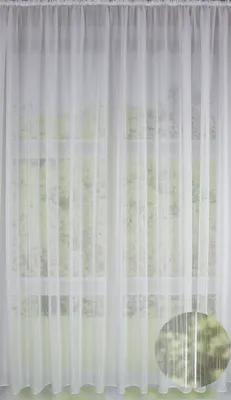Produktbild von Fertiggardine Dagmar mit Universalband Vorhang Gardine weiß BxH 300x245cm