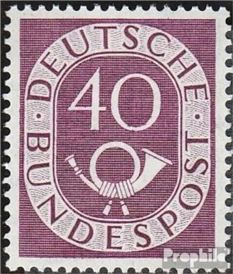 Produktbild von Briefmarken BRD (BR.Deutschland) 1951 Mi 133 postfrisch Posthorn