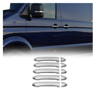 Image de Couverture de poignée de porte pour VW Crafter 2017-2025 en Acier Inox 10Pcs, Image générée par une IA
