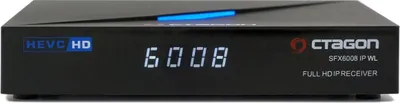 Immagine prodotto di OCTAGON SFX6008 IP WL - H.265 HEVC HD E2 Linux Smart IPTV Receiver con supporto client Sat to IP TV con WLAN a 150 Mbit/s