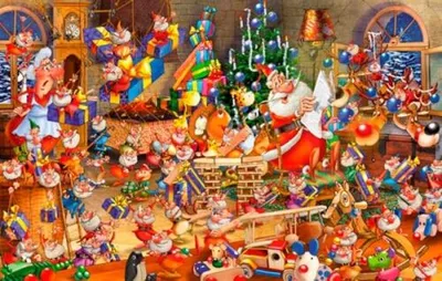 Produktbild von Piatnik Christmas Chaos, 1000 Stück(e), Fee