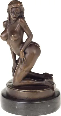 Produktbild von Bronzeskulptur Erotik erotische Kunst im Antik-Stil Bronze Figur Statue 32cm