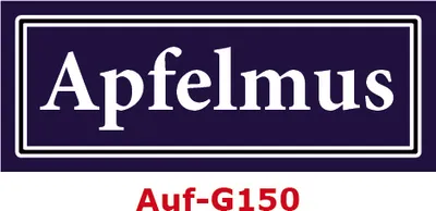 Produktbild von 150 Stück Gewürzaufkleber Apfelmus 40x16mm Gewürzetiketten Sticker Lebensmittel (Auf-G150)