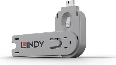 Produktbild von LINDY Schlüssel für USB Typ A Port Schloss weiß