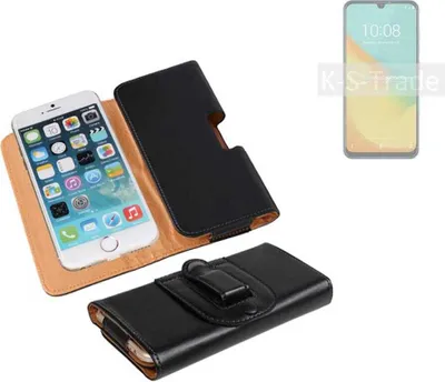 Produktbild von K-S-Trade Schützhülle Handyhülle kompatibel mit ZTE Blade V10 Vita Holster Gürtel Tasche Schutzhülle Handy-Tasche Smartphone Case Seitentasche