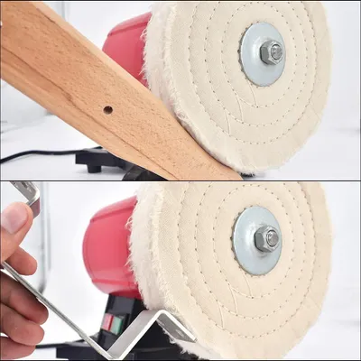 Produktbild von Doppelt geschlitzte Polierscheiben, 150 mm — 2 Stück