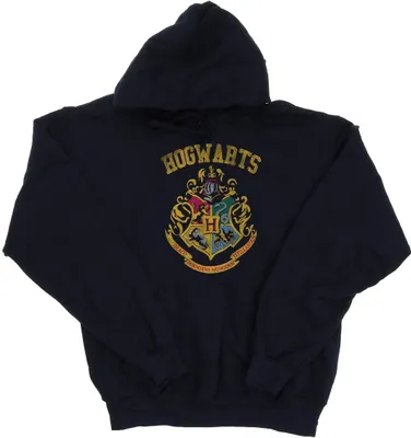 Immagine prodotto di Harry Potter - Felpa con cappuccio "Hogwarts" da uomo BI12284 (XL) (blu navy)
