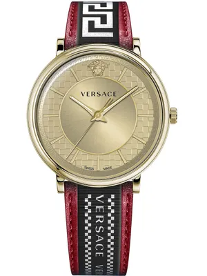 Obrázek produktu pro Versace VE5A02021 V-Circle Greca Edition zlaté červené černé bílé pánské hodinky NEW