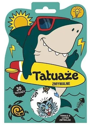 Obrázek produktu pro Tatuaże Zmywalne Głodne Zwierzaki
