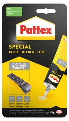 Produktbild von PATTEX Kleber Spezial für Kunststoffmaterialien Tube 30 g - HENKEL - 2850085