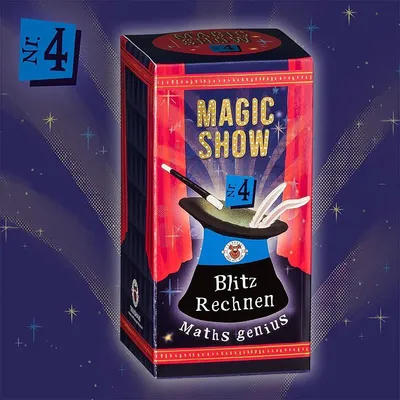 Produktbild von TRENDHAUS 957863 - Magic Show - Zaubertrick Nr. 4, Blitz Rechnen