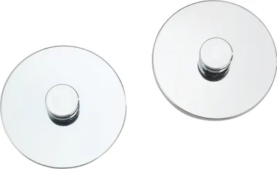 Produktbild von WENKO 2er Set Turbo-Loc® Adapter Befestigen ohne Bohren selbstklebend Uno Chrom