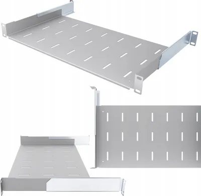 Obrázok produktu pre Serverová polica Stalflex 19" 1U 250-410 mm - Vyrobené serverové skrine