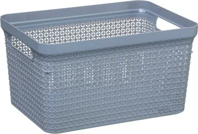 Zdjęcie produktu dla Plastikkorb 5l "skandinavisch" grau - 5 five simply smart