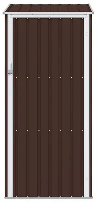 Produktbild von vidaXL Gerätehaus Braun 87x98x159 cm Verzinkter Stahl