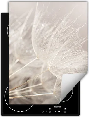 Produktbild von DarHaus Herdabdeckplatte Einteilig Küche Abdeckplatte für Glaskeramikfeld Abdeckung Induktionskochfeld Aufrollbare Matte 40x52 cm, grau - Blume