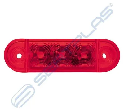 Produktbild von LED Seitenmarkierungsleuchte 3 LED 12V-24V Rot