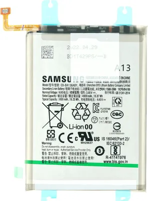 Produktbild von Original Akku für Samsung Galaxy A13 5G SM-A136B Batterie - EB-BA136ABY - 4900 mAh
