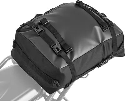 Produktbild von Motorrad-Hecktasche - Rücksitz-Gepäcktasche - Volumen 30 L - Wasserdichte Regenabdeckung - Mit Schultergurt - Universell passend - Für Rücksitz & Heckträger