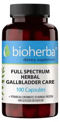 Obrázok produktu pre Komplexná bylinná starostlivosť o žlčník – 100 kapsúl – Bioherba