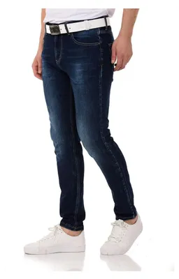 Produktbild von CD820 Herren Jeans Slim-Fit Basic Look