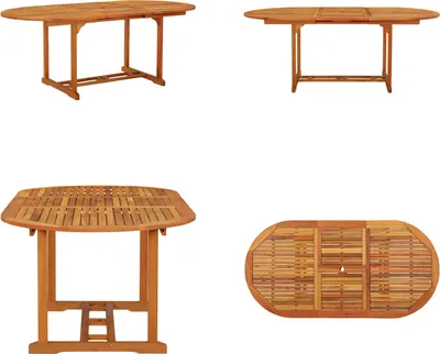 Immagine prodotto di vidaXL Tavolo da giardino 200x100x75 cm in legno massiccio di eucalipto - Tavolo da giardino - Tavoli da giardino - Tavolo da giardino in legno - Tavolo da giardino in legno massiccio