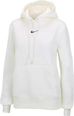 Produktbild von Nike Kapuzenpullover Phoenix Fleece Hoodie Damen, Farbe:Weiß, Größe:XXL