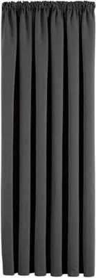 Produktbild von Famanu Verdunkelungsgardinen mit Bleistiftfalten - 168 x 213 cm, grau, thermisch isoliert