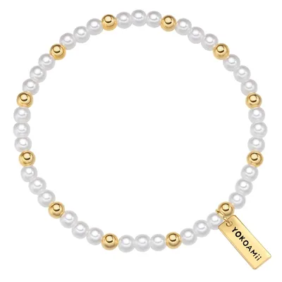 Produktbild von Yokoamii Perlen-Armband Metall-Legierung Perle (synth.) 50020186