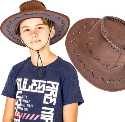 Obrázek produktu pro Hnědý kovbojský klobouk