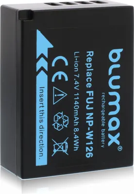 Produktbild von Blumax Akku passend für Fuji NP-W126 -W126s X-Pro3 X-T30 X-T200 1140 mAh (7,2V)