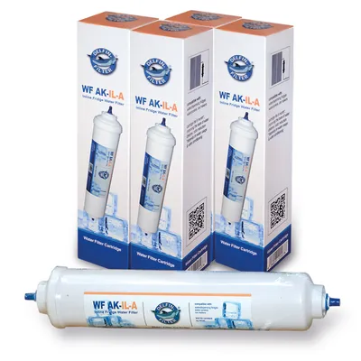Produktbild von 4x Delfin Universal-Kühlschrankfilter für Side by Side Kühlschränke