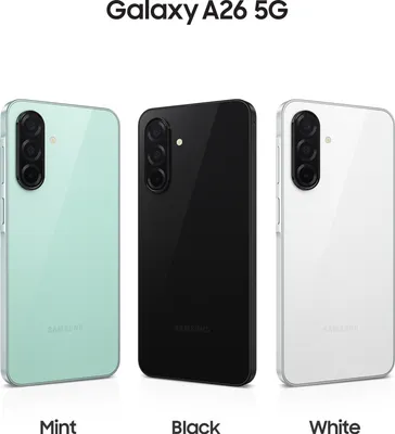 Immagine prodotto di Samsung Galaxy A26 5G, Smartphone con Funzioni intelligenti, Display Super AMOLED 6.7 pollici, 6GB RAM, 128GB, Batteria 5.000 mAh, memoria espandibile, Black