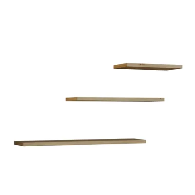 Obrázek produktu pro Set 3x závěsná polička JAANUS - dub artisan