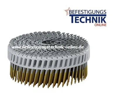 Image de PC Clous pour bobines 2,5x65mm anneau galvanisé à chaud 15° plast pour cloueur pour bobines Bostitch N75C-2-E 4,8M