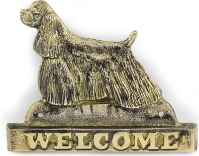 Immagine prodotto di Art-Dog Targa per porta – Cocker Spaniel americano