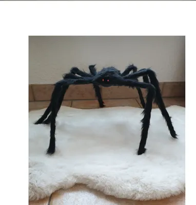 Produktbild von Fu741056 schwarz Haarige Deko Spinne
