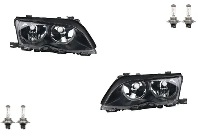 Obrázok produktu pre Johns, halogénové svetlomety vhodné pre BMW radu 3 E46 od 01-05 sada s H7-H7 ľavý pravý