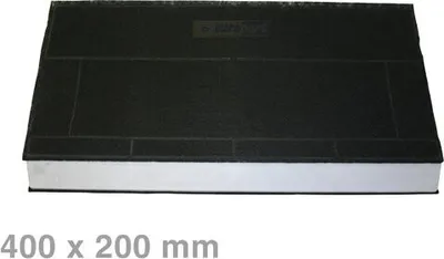 Produktbild von BSH Bosch Siemens Neff Aktiv Kohlefilter 400x175/200mm für Dunstabzugshauben Nr.: LZ45501  / 434229