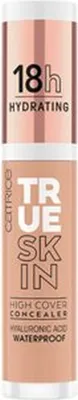 Produktbild von CATRICE True Skin High Cover, Warm Toffee, trockene Haut, normale Haut, Flüssigkeit, Flasche, 4,5 ml, Frauen