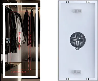 Obrázok produktu pre Kúpeľňové zrkadlo, reproduktor Bluetooth, funkcia proti zahmlievaniu, 1400x700mm, 1400x700mm