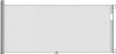 Obrázek produktu pro TRMLBE Bezpečnostní roletka na schodiště Výsuvná bezpečnostní branka do dveří 87 x 0-300 cm Bariérová branka Bezpečnostní roletka na schodiště Bezpečnostní roletka do dveří pro děti Vhodná na schody Dveře uvnitř i venku, šedá barva