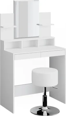 Produktbild von Schminktisch Vicco Ania Weiß 80 cm mit Hocker, Model 36387