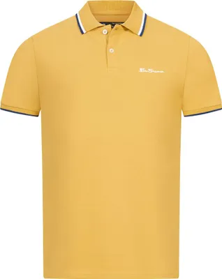 Produktbild von XL|BEN SHERMAN Twin Tipped Herren Polo-Shirt 0076270N-SUNFLOWER