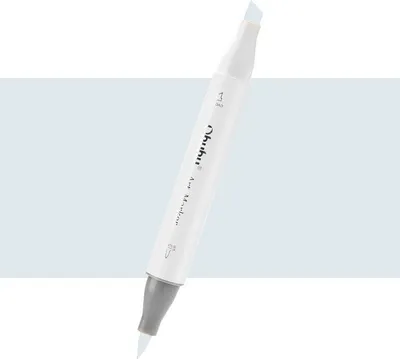 Zdjęcie produktu dla OHUHU dwustronny pędzel i dłuto, MG020 niebiesko-szary 02